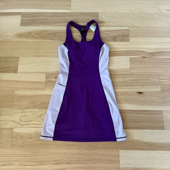 Sweaty Betty Power Purple Workout Performance Dress Built In Bodysuit Size S - Picture 7 of 12